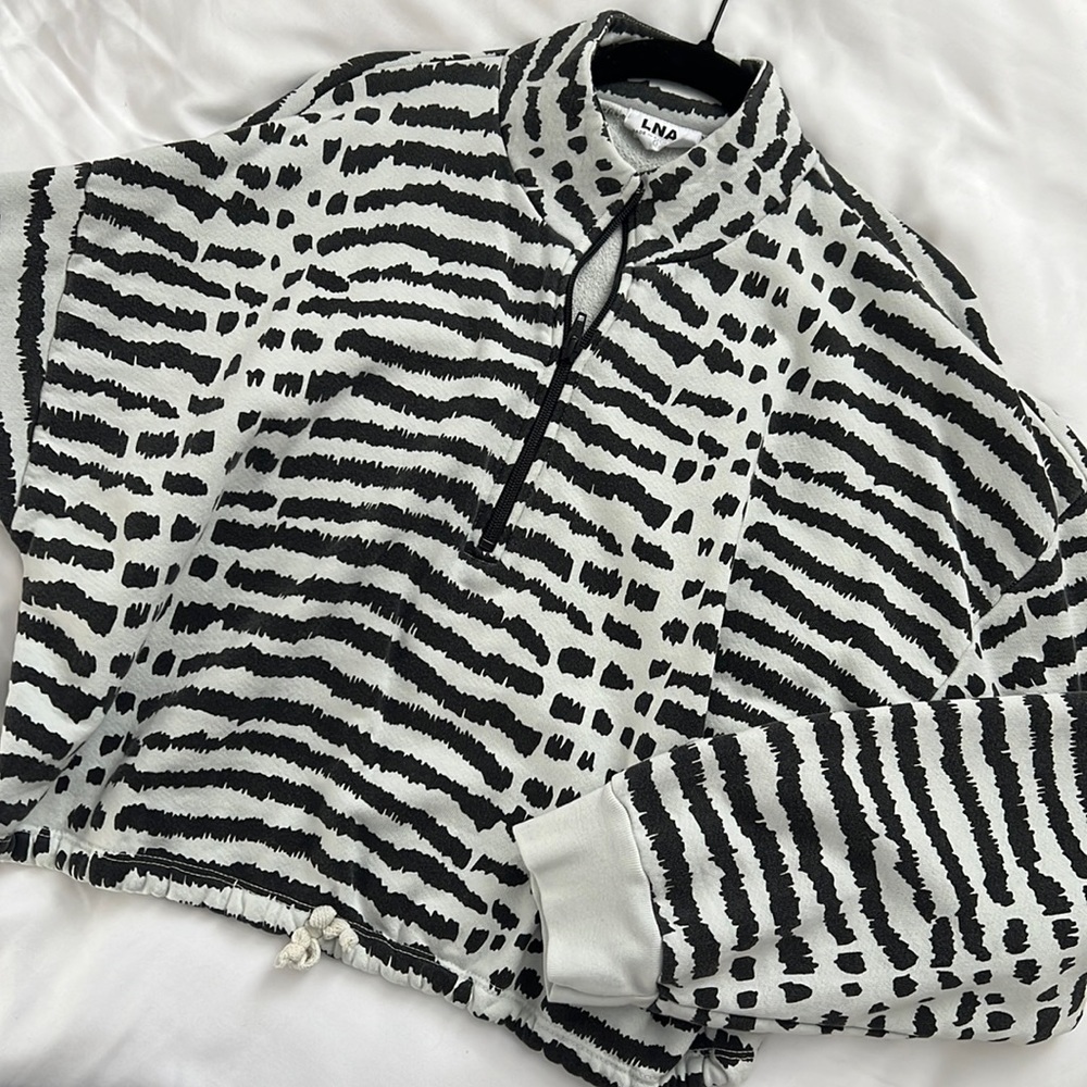 LNA Half Zip sweater